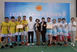 suncitygroup太阳集团网址获得大连市卫生健康系统职工毽球比赛男子、女子团体亚军佳绩